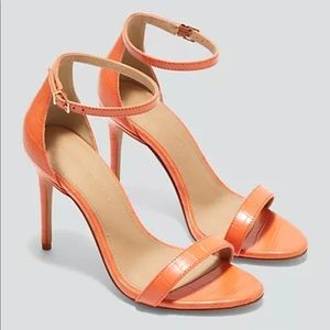 Orange SANDALS WITH ANKLE STRAP Fashion to Figure | NWT